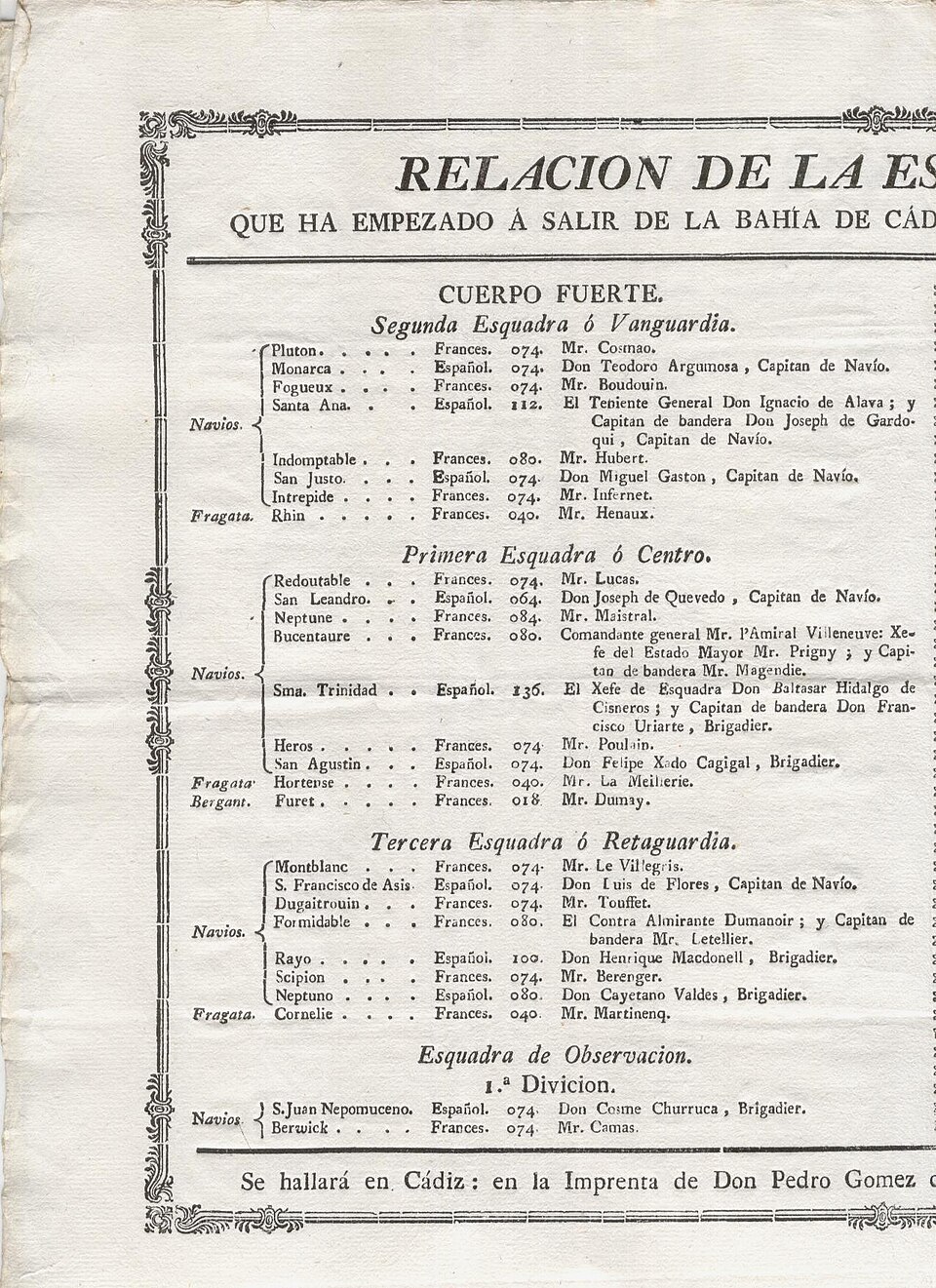 Battle of Trafalgar historical image